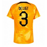 Maglie da calcio Olanda Matthijs de Ligt #3 Prima Maglia Mondiali 2022 Manica Corta